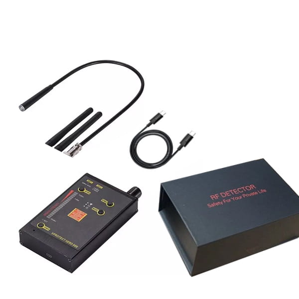 Military-Grade 5G Bug Detector: RF, Hidden Camera, and GPS Tracker Finder