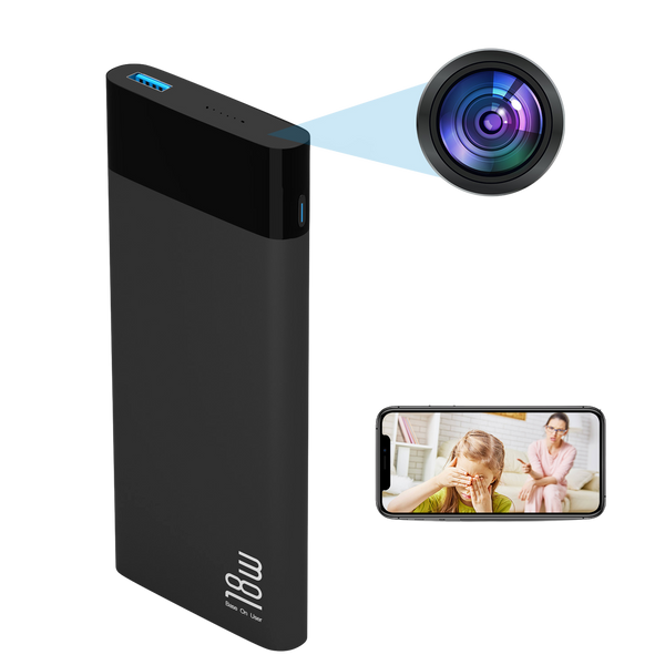 PowerBank with Security HD Camera