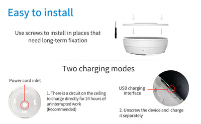 Smoke Detector Camera - WiFi Enabled