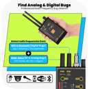 Military-Grade 5G Bug Detector: RF, Camera, and GPS Tracker Finder